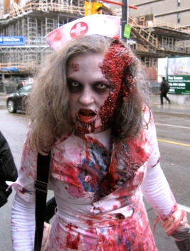 In Toronto, Zombies Walk in Support of The Heart and Stroke Foundation (Photo) - JOHNZEUS.COM